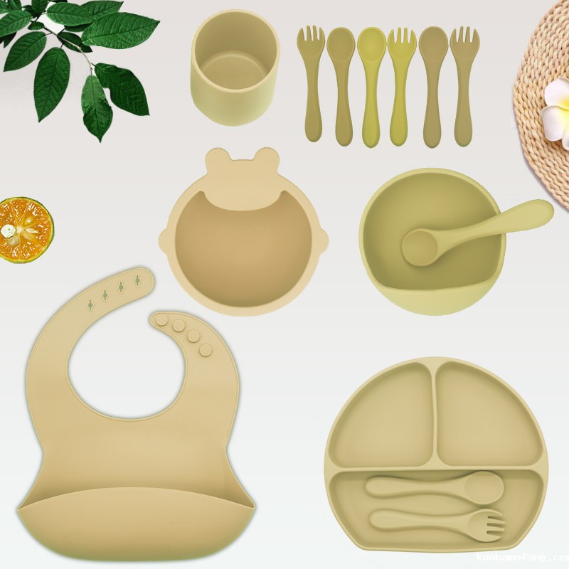 省事的硅胶餐具